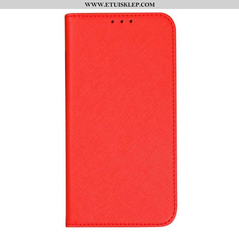 Etui Na Telefon do iPhone 14 Etui Folio Teksturowane